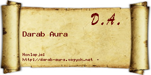 Darab Aura névjegykártya